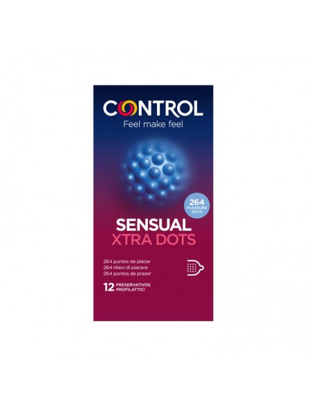 Sensual Xtra Dots Punteados 12 uds