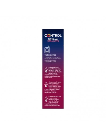 Sensual Xtra Dots Punteados 12 uds