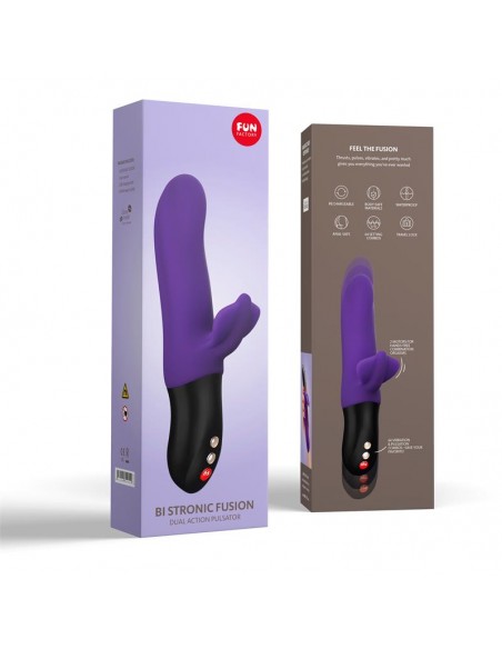 Vibrador con Empuje Bi Stronic Fusion Violett
