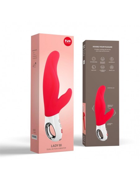 Lady Bi Vibrador India Red