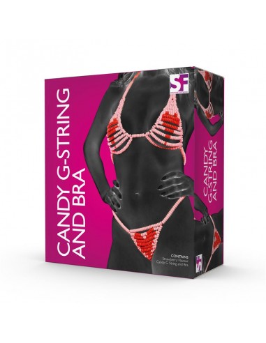 Lovers Candy Set the Tanga y Sujetador de Cramelos