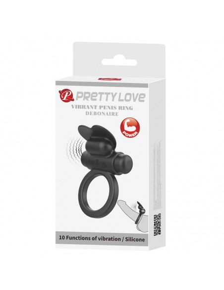 Debonaire Anillo para el Pene con Vibracion