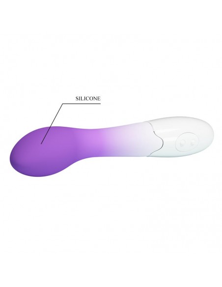 Bishop Vibrador Blanco y Purpura
