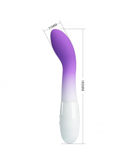 Bishop Vibrador Blanco y Purpura