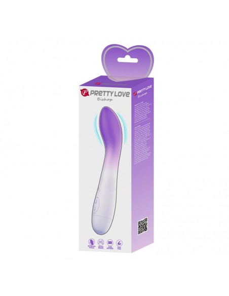 Bishop Vibrador Blanco y Purpura