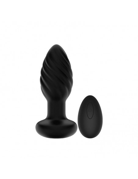 Spiral Mellow Plug Anal con Vibracion y Control Remoto