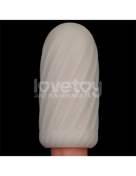Knights Ring Funda para el Pene y Estimulador Spiral