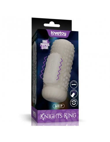 Knights Ring Funda para el Pene y Estimulador Drip