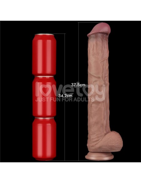 Dildo Dual Layer Articulable XXL 145