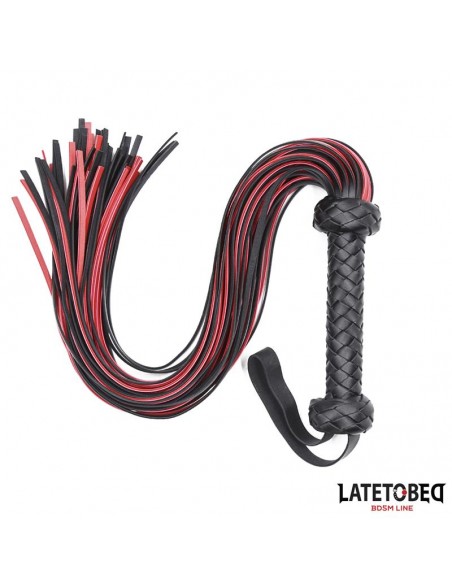 Flogger 65cm Negro y Rojo