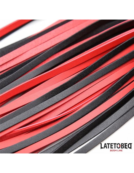 Flogger 65cm Negro y Rojo