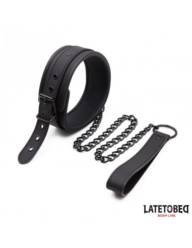 Set Collar y Correa Neopreno Negro