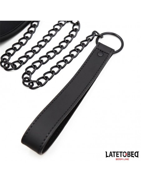 Set Collar y Correa Neopreno Negro