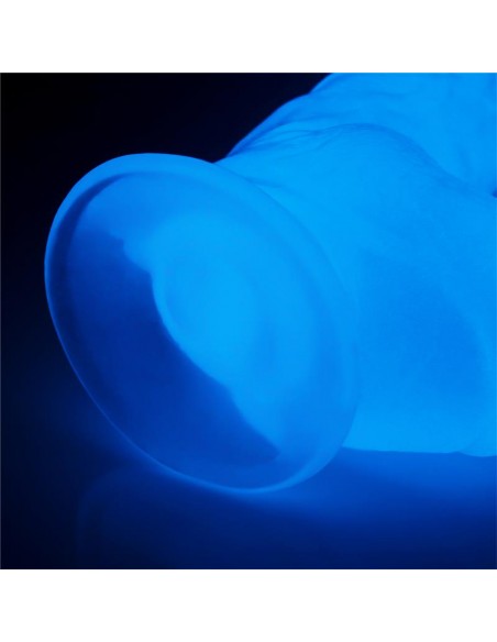 Dildo Lumino 10 Luz Azul