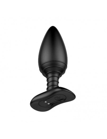 Asher Plug Anal con Control Remoto USB Magnetico Negro