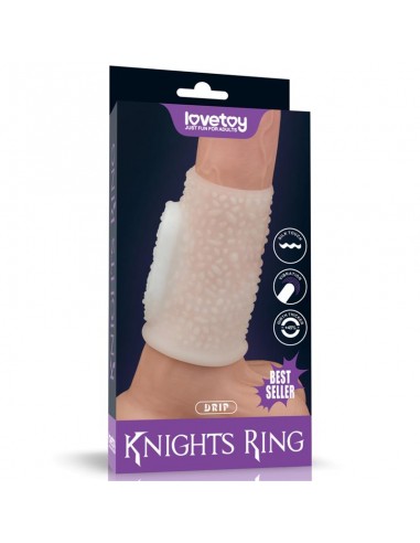 Funda para el Pene con Vibracion Drip Knights
