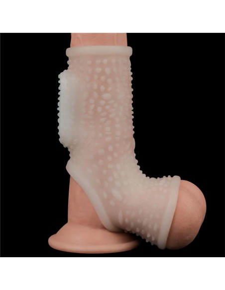 Funda el Pene y Testiculos con Vibracion Drip Knights
