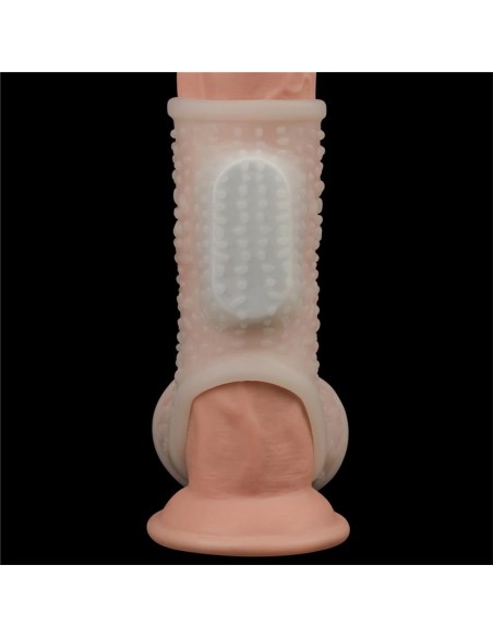 Funda el Pene y Testiculos con Vibracion Drip Knights