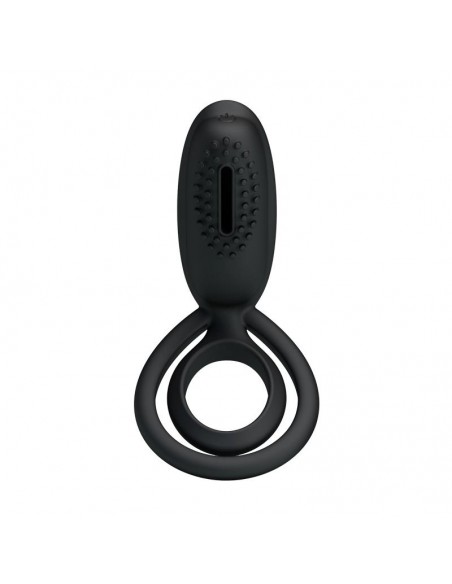 Pretty Love Anillo Vibrador Esther Color Negro