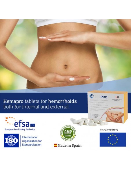 Hemapro Pastillas para las Hemorroides 60 Comprimidos