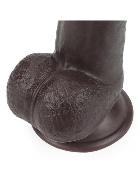 Dildo con Piel Retractil 9 Negro