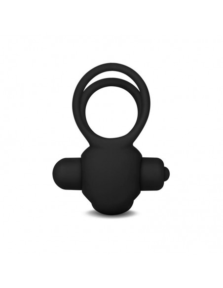 Anillo Vibrador Doble Power Clit Duo Negro