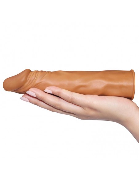Funda para el Pene Add 2 Pleasure X Tender Marron
