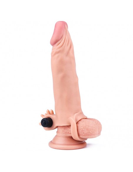 Funda para el Pene con Vibracion Add 2 Pleasure X Tender Natural