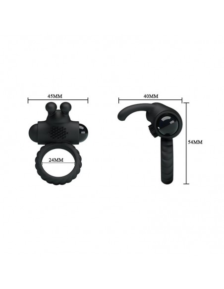 Anillo Vibrador Eudora Color Negro