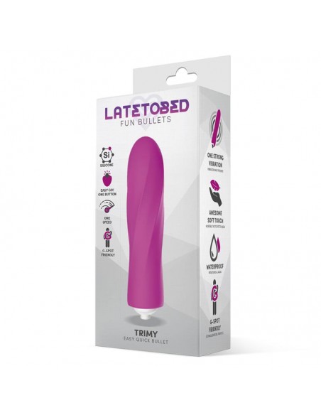 Trimy Bala Vibradora Easy Quick Silicona Rosa
