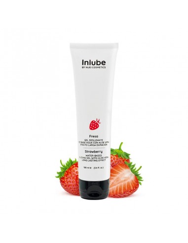 Nuei Lubricante a Base de Agua Inlube Fresa 100 ml