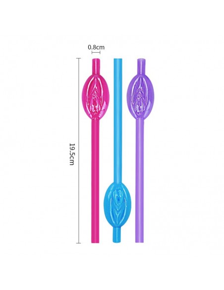 Pajita de Vagina Pack de 9