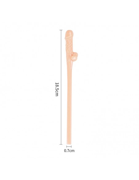 Pajita de Pene Pack de 9