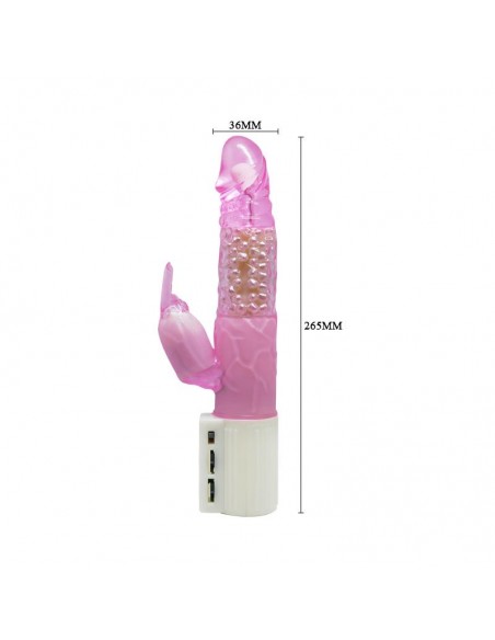 Baile Vibrador Transparente Color Rosa