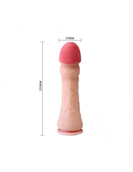 Baile Dildo con Ventosa Color Natural 235 cm