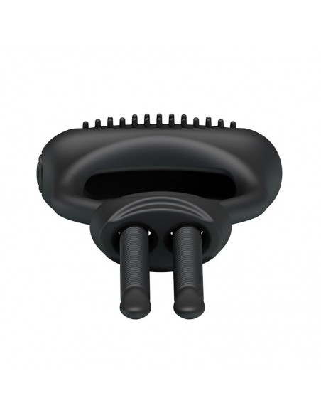 Pretty Love Anillo Vibrador Curitis Color Negro