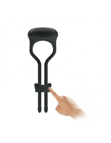 Pretty Love Anillo Vibrador Curitis Color Negro