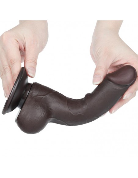 Dildo Dual Layer Piel Deslizante Retractil 75