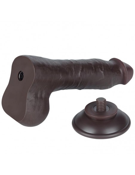 Dildo Dual Layer Piel Deslizante Retractil 8