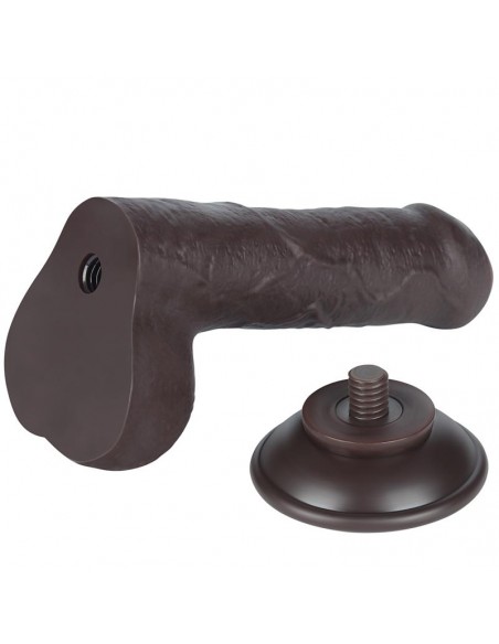 Dildo Dual Layer Piel Retractil 7