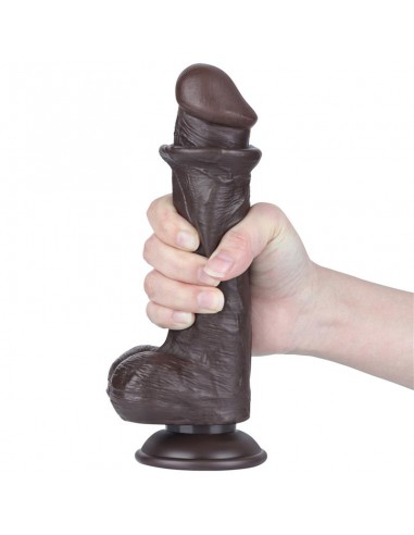 Dildo Dual Layer Piel Deslizante Retractil 8