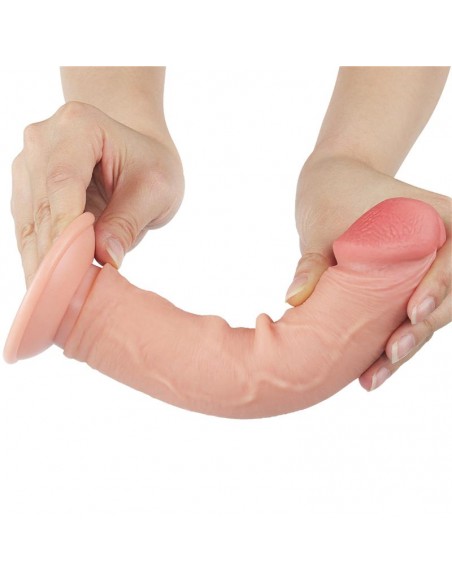 Dildo Dual Layer Piel Deslizante Retractil 8
