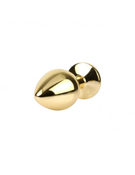 Rosy Gem Plug Anal Dorado con Joya Talla M