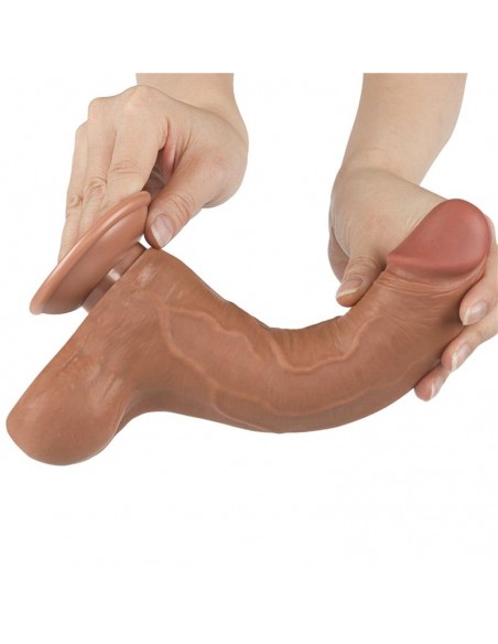 Dildo con Piel Retractil 85 Bronceado