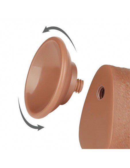 Dildo con Piel Retractil 95 Bronceado