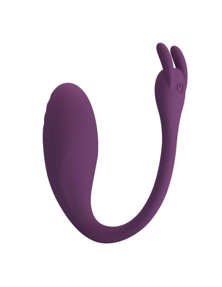 Catalina Huevo Vibrador con APP Purpura