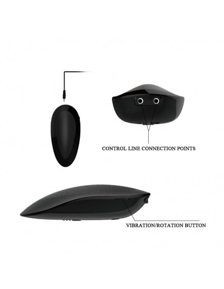 Oliver Dildo Realista con Vibracion y Rotacion Control Remoto