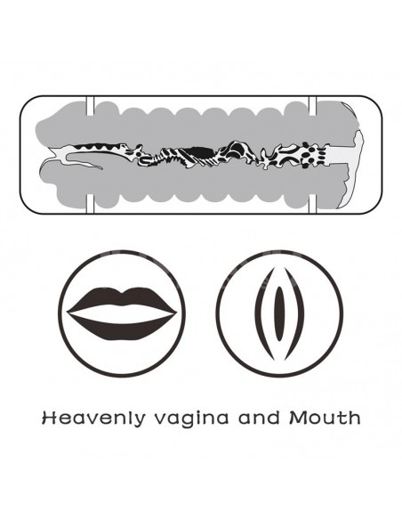 Masturbador Masculino Virgin skin Vagina y Boca
