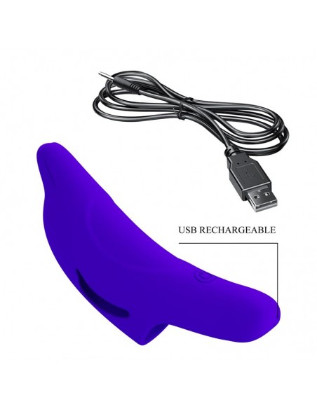 Estimulador de Dedo con Vibracion Delphini Honey