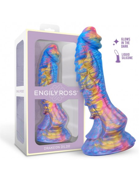 Drakeon Dildo Dragon Silicona Liquida 18 cm